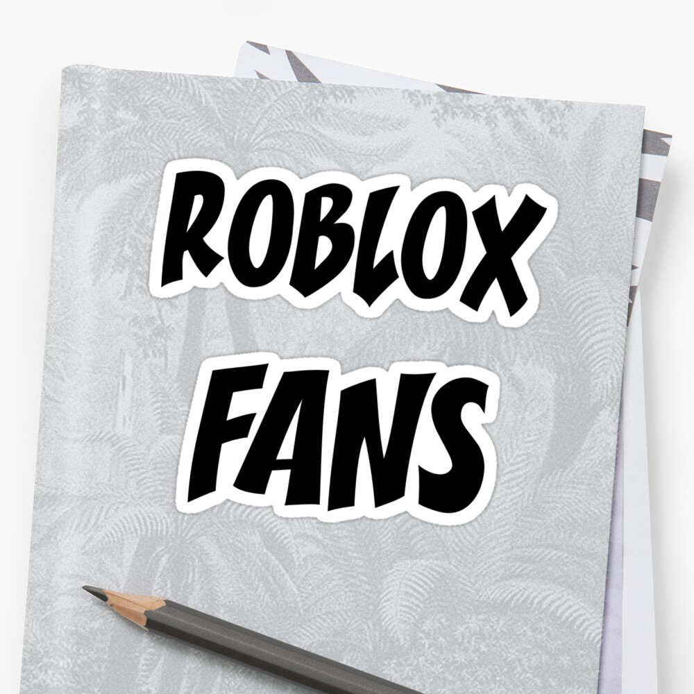 Roblox Fans Sticker By Temo00o Redbubble - roblox fans case skin for samsung galaxy by temo00o redbubble