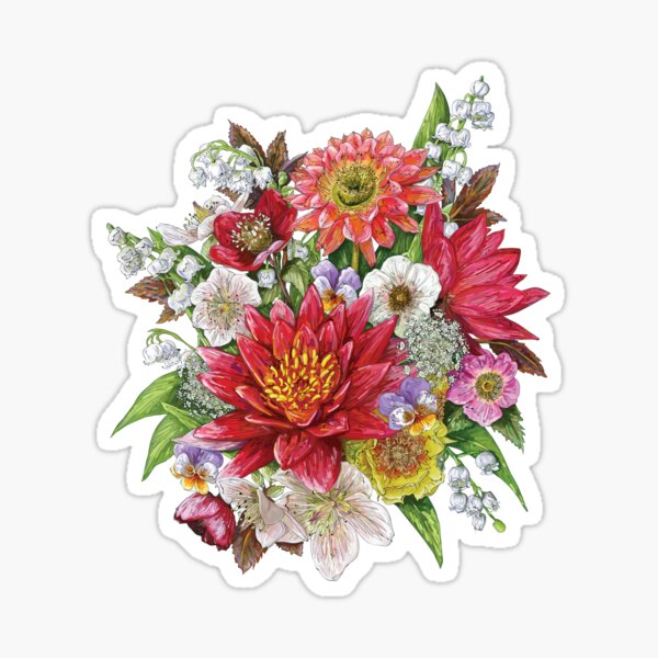 Floral Hope Sticker