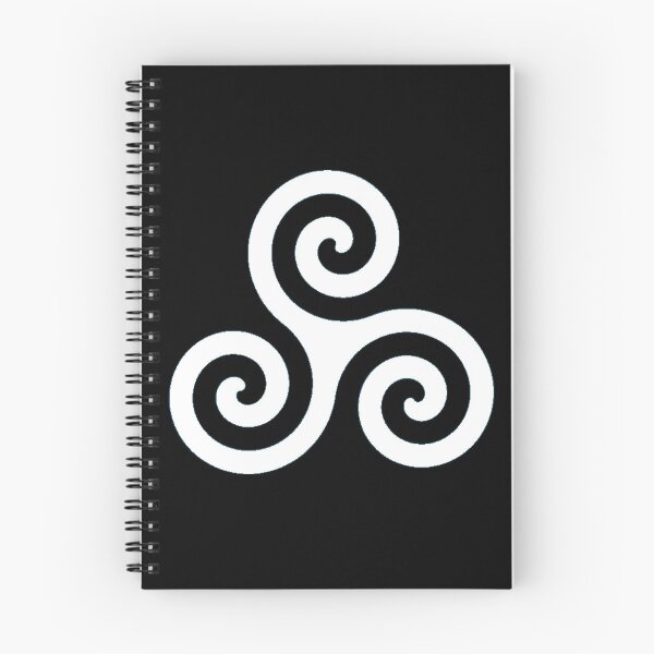 Item preview, Celtic Plain White Triskelion Knot  designed and sold by Spartawolf.