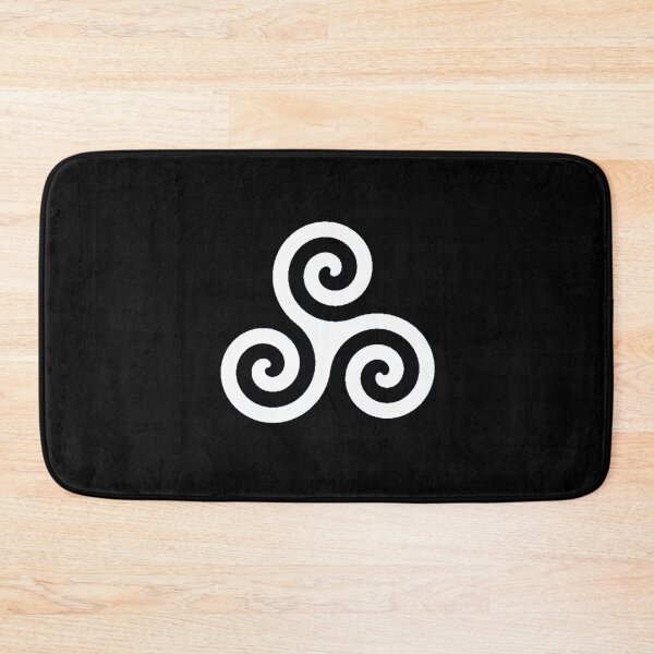 Item preview, Celtic Plain White Triskelion Knot  designed and sold by Spartawolf.