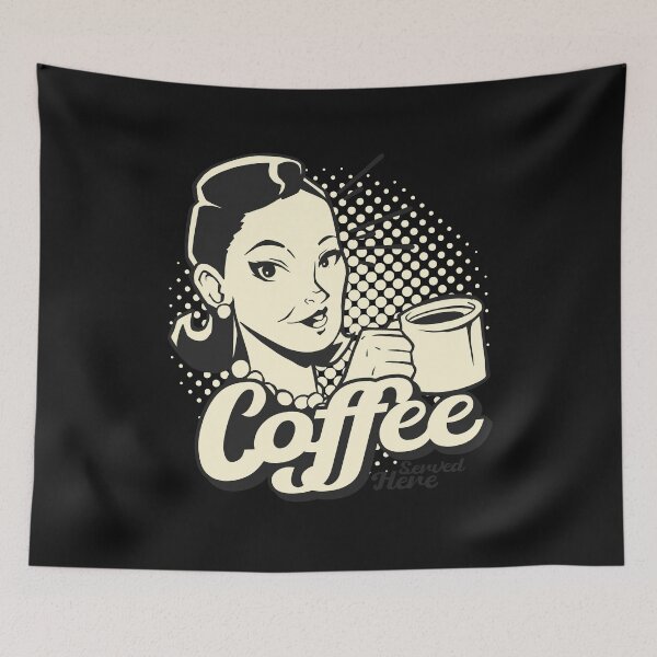 Item preview, Coffee, retro, vintage designed and sold by DerSenat.