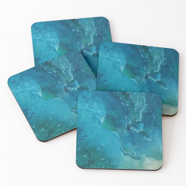 Item preview, Blueaholic Original Abstract Resin Art designed and sold by Paulele.