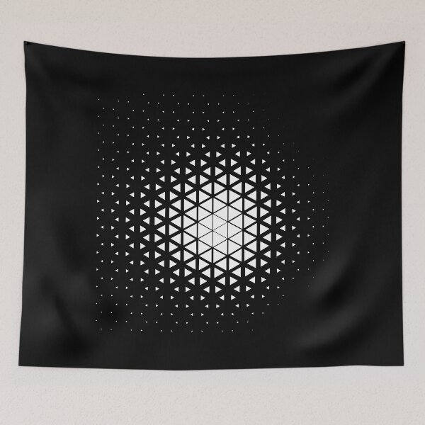 Item preview, White Triangle Geometry Pattern designed and sold by Spartawolf.