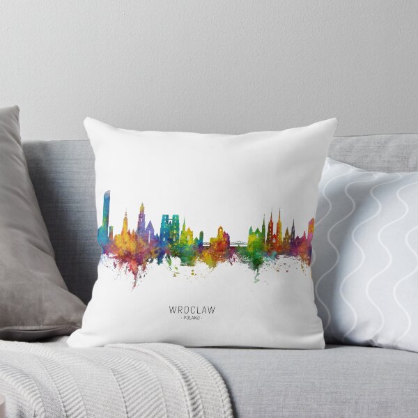 Item preview, Wroclaw Poland Skyline designed and sold by ArtPrints.