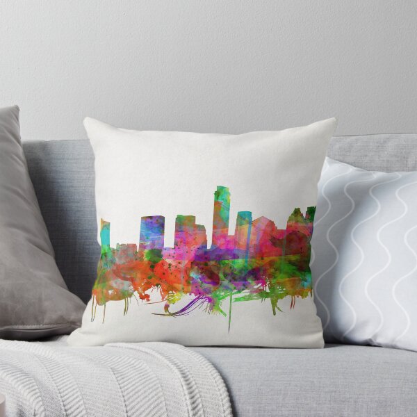 Item preview, Austin skyline watercolor 4 designed and sold by BekimART.