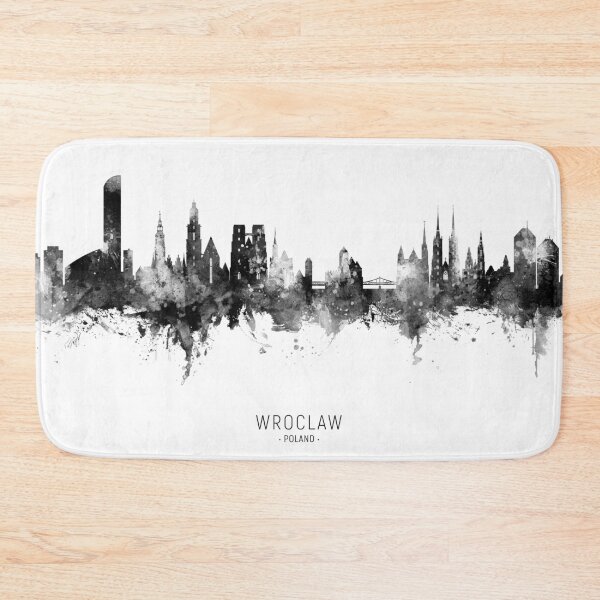 Item preview, Wroclaw Poland Skyline designed and sold by ArtPrints.