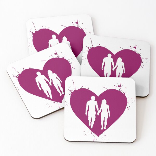 Item preview, Walking couple heart designed and sold by Frergo.