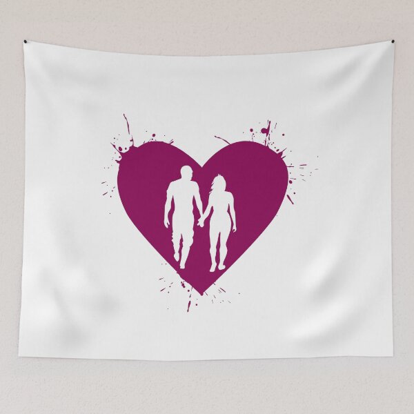 Item preview, Walking couple heart designed and sold by Frergo.
