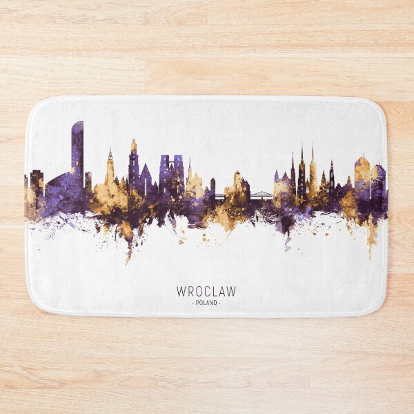 Item preview, Wroclaw Poland Skyline designed and sold by ArtPrints.