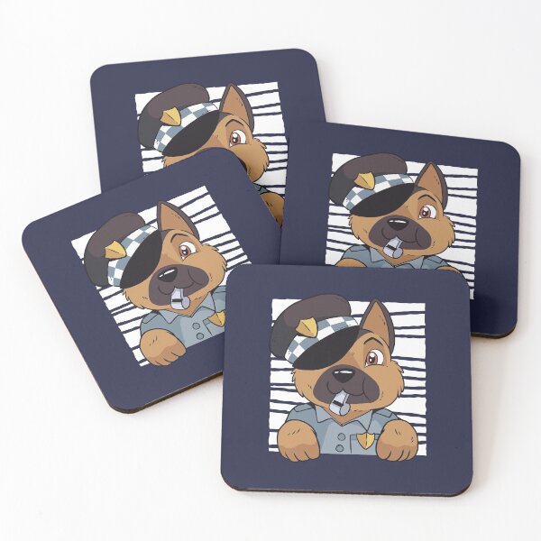 Item preview, German shepherd, police dog, policeman designed and sold by DerSenat.