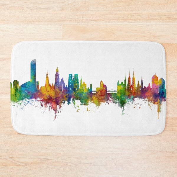 Item preview, Wroclaw Poland Skyline designed and sold by ArtPrints.