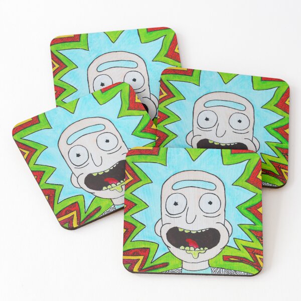 Rick And Morty - Trippy Rick Coasters (Set of 4)