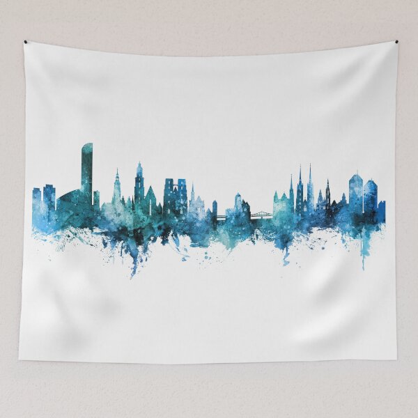 Item preview, Wroclaw Poland Skyline designed and sold by ArtPrints.