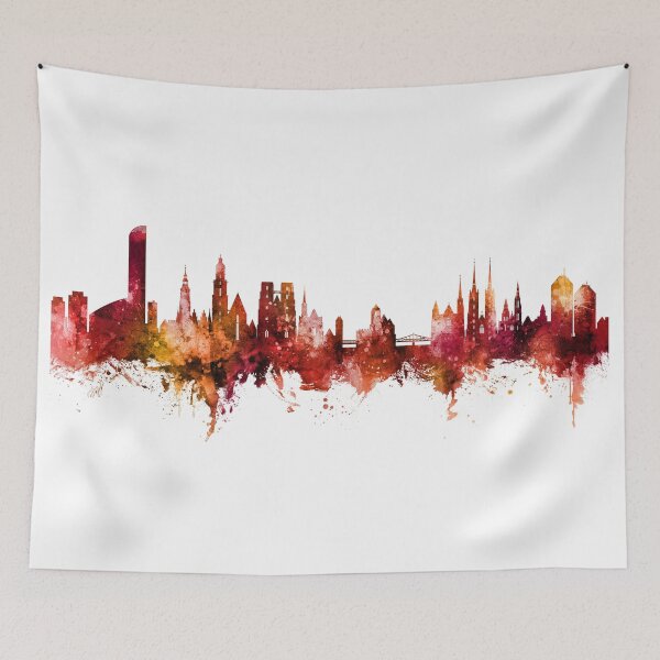 Item preview, Wroclaw Poland Skyline designed and sold by ArtPrints.