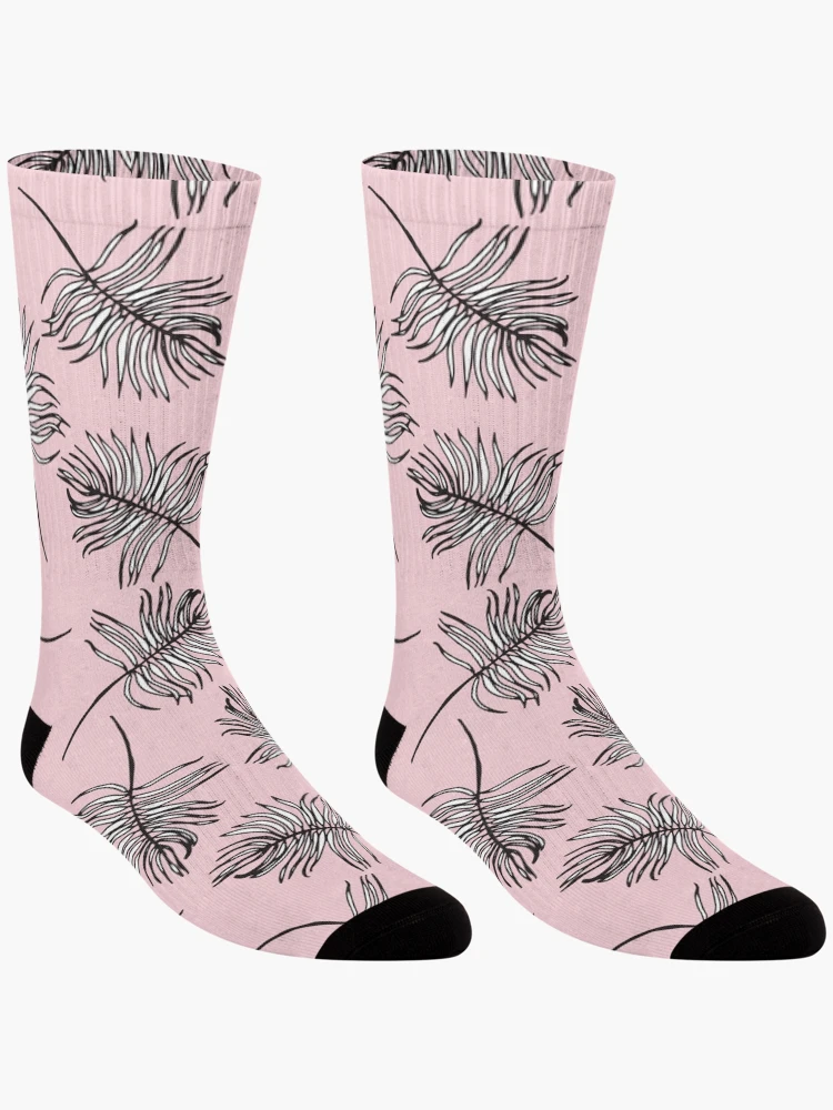 Thumbnail 3 of 5, Socks, Feathers Pattern designed and sold by Radoi Florin.