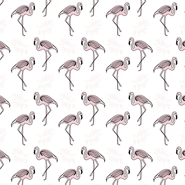 Artwork thumbnail, Flamingo pattern by Radoi Florin