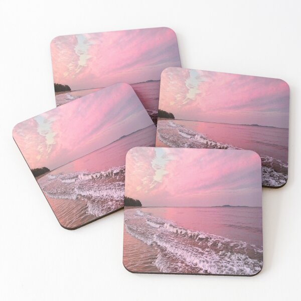 Item preview, Pink sunset at Tannum Sands - Central QLD designed and sold by carothornton.