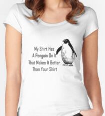 Penguin Women's Fitted Scoop T-Shirt