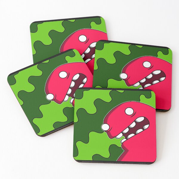 Item preview, I call him Goober, the big red existential monster designed and sold by Jacob McArdle.