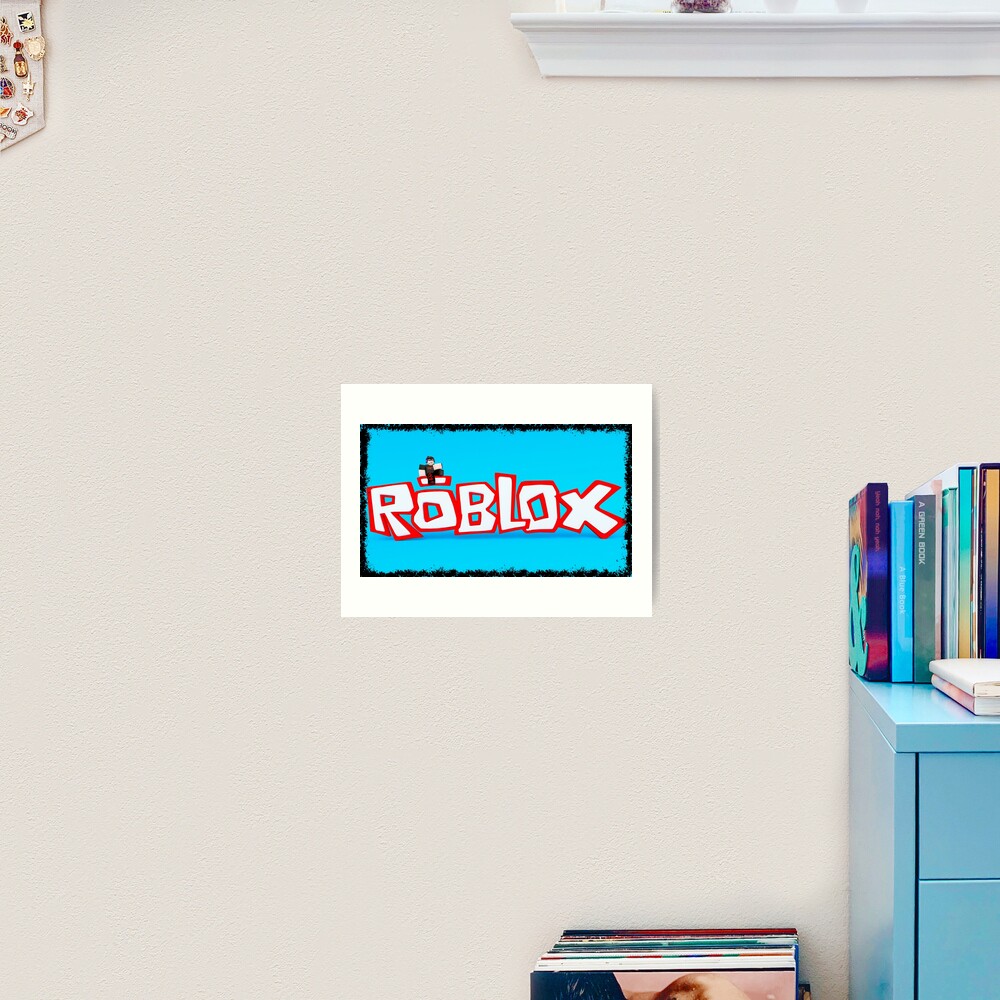 Roblox Title Art Print By Thepie Redbubble - roblox title laptop skin by thepie redbubble