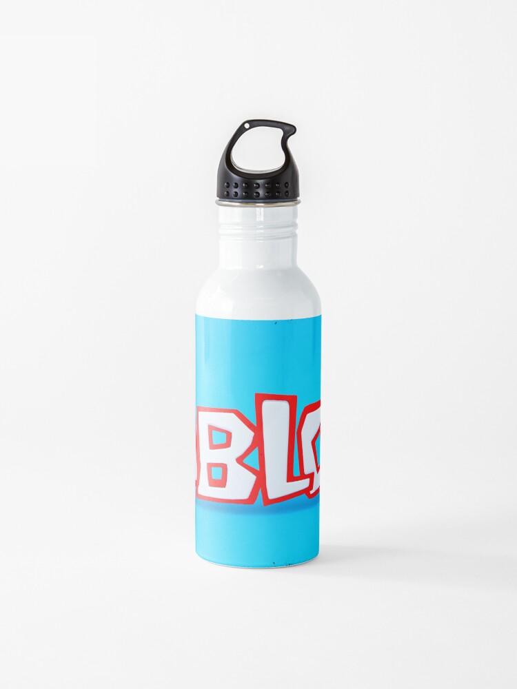 Roblox Title Water Bottle By Thepie Redbubble - roblox title laptop skin by thepie redbubble