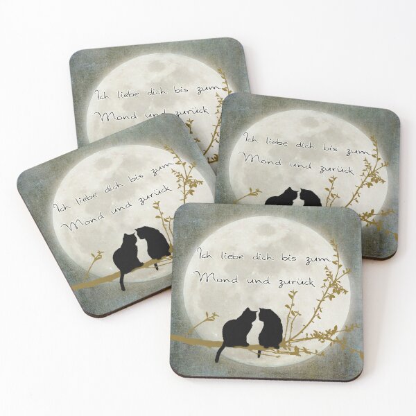Item preview, Ich liebe dich bis zum Mond und zurück  designed and sold by Linda Lees.