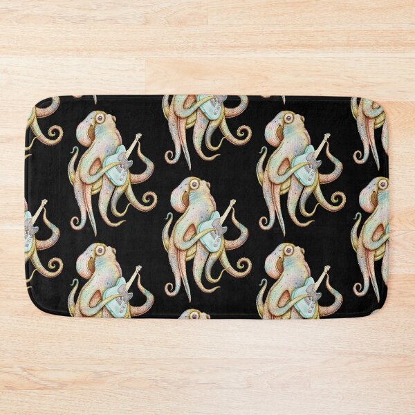 Item preview, POLAH - the axe wielding Octopus (on black) designed and sold by ShorelineSally.