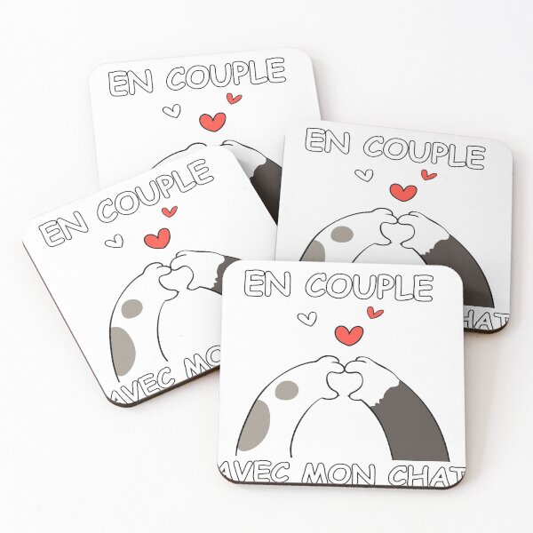 Aperçu de l'œuvre En couple avec mon chat - Chat amour créée et vendue par And-and.