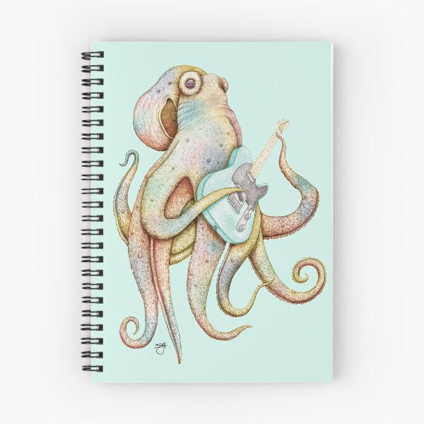 Item preview, POLAH - the axe wielding Octopus (on Aqua) designed and sold by ShorelineSally.