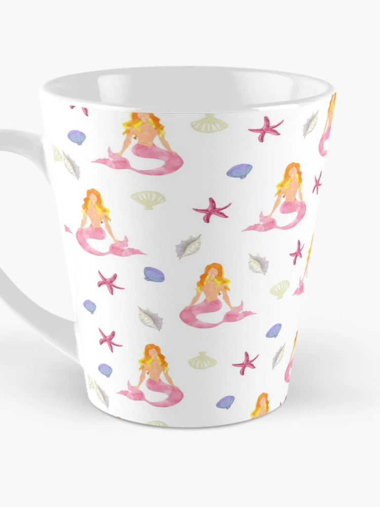 Thumbnail 3 of 4, Coffee Mug, Mermaid pattern designed and sold by Radoi Florin.