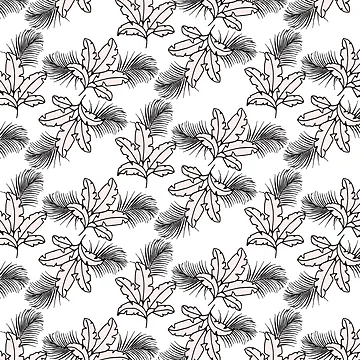 Artwork thumbnail, Pink leafs pattern by Radoi Florin
