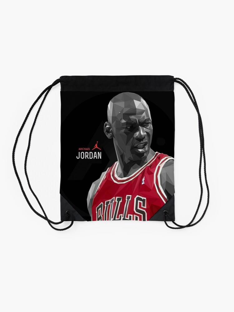 michael jordan drawstring bag