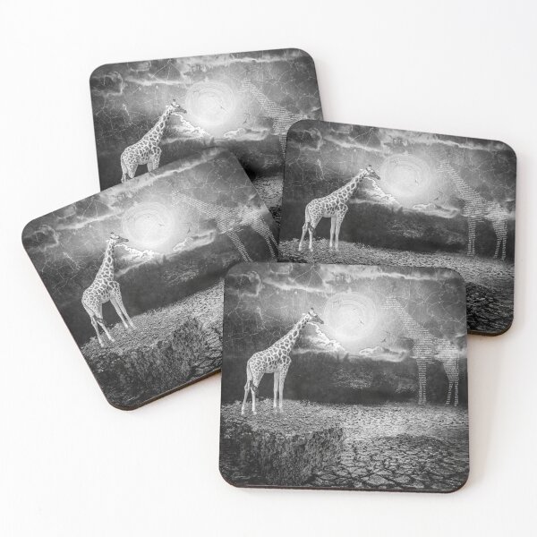 Item preview, Thirsty Giraffe BW designed and sold by Elisabeth Lucas.