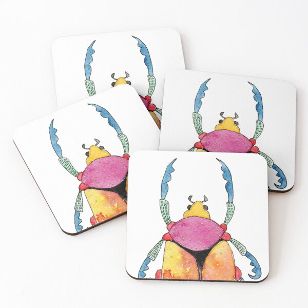 Item preview, Clorful bug | traditional watercolor art designed and sold by alisonsadler.
