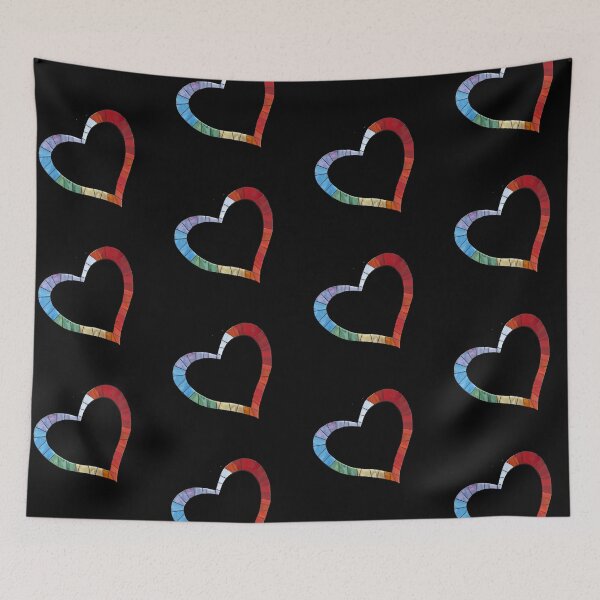 Item preview, mosaic heart in rainbow colors designed and sold by Adriana Zoon.