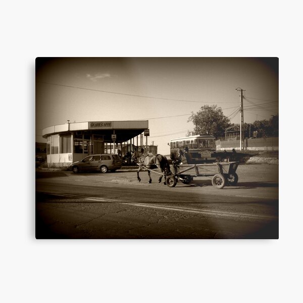 The Stop Metal Print