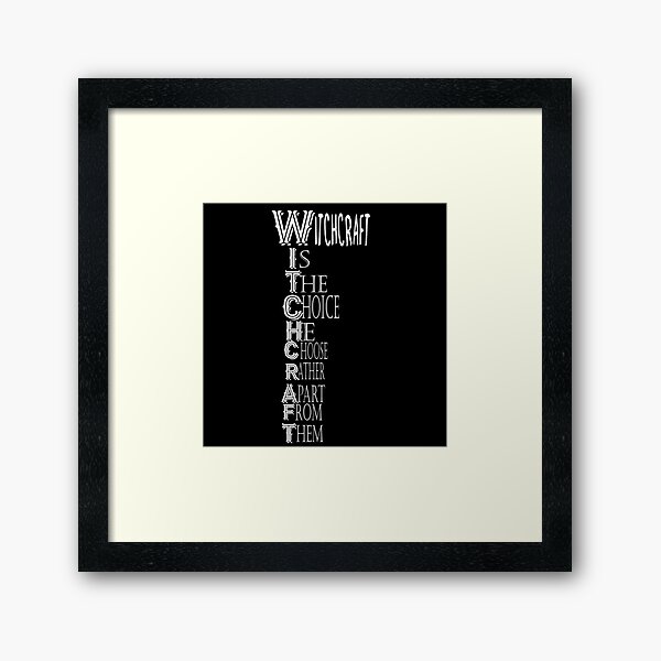 Item preview, Second Version Of Witchcraft Is The Choice He Choose Rather Apart From Them designed and sold by darknessjeff86.