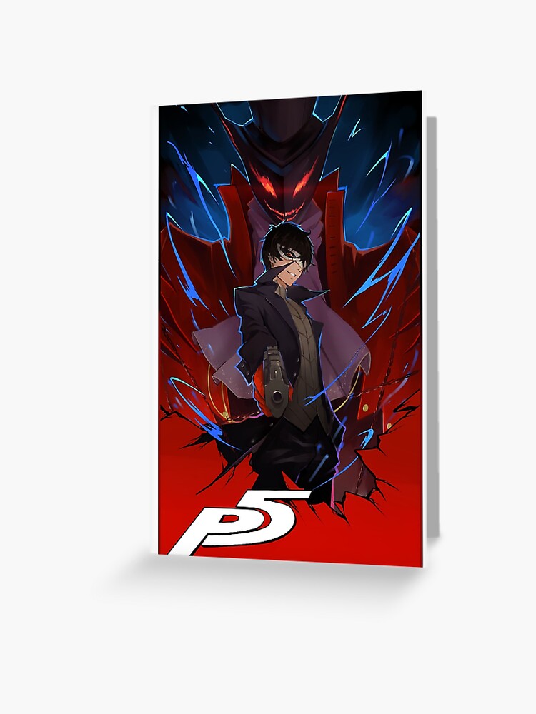 Persona 5 Joker Greeting Card By Sharpadox Redbubble