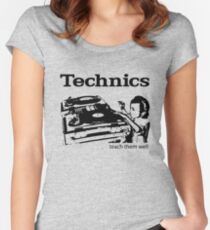 technics 2 Women's Fitted Scoop T-Shirt