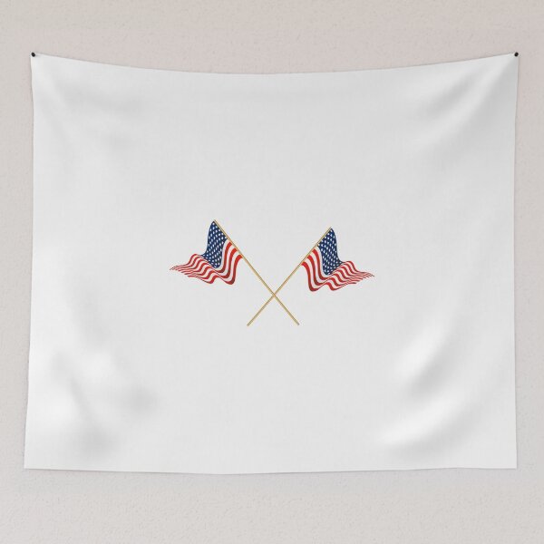 Item preview, USA  Crossed Flags designed and sold by BankrobberGus.