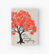 "You Can Survive Anything" Tree Hardcover Journal