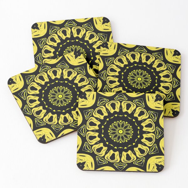 Item preview, Camaieu Yellow Mandala, motif 3, by Bennydoscope designed and sold by Bennydoscope.