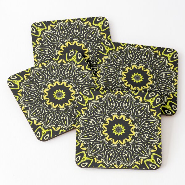 Item preview, Camaieu Yellow Mandala, motif 4, by Bennydoscope designed and sold by Bennydoscope.