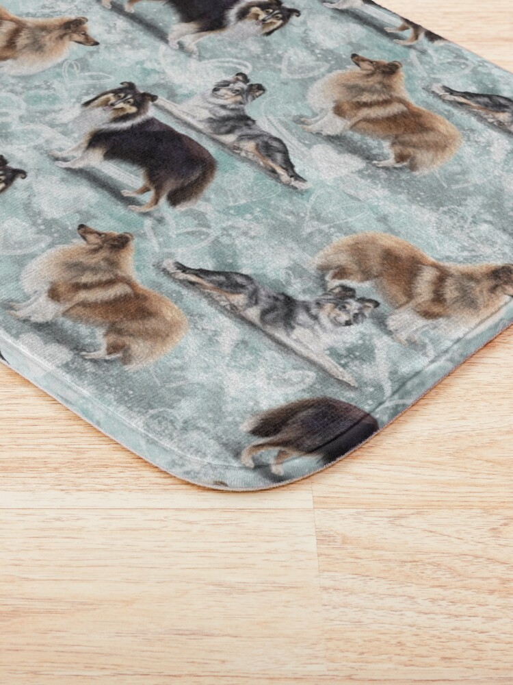 Alternate view of The Shetland Sheepdog Sheltie Bath Mat