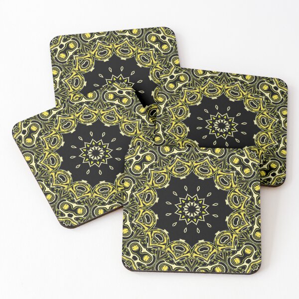 Item preview, Camaieu Yellow Mandala, motif 9, by Bennydoscope designed and sold by Bennydoscope.