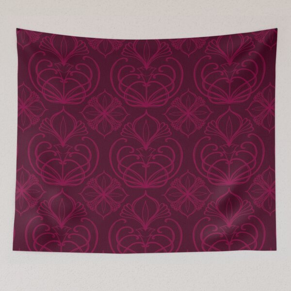 Item preview, Art Nouveau Motif on Pink designed and sold by The Wellington Boot.
