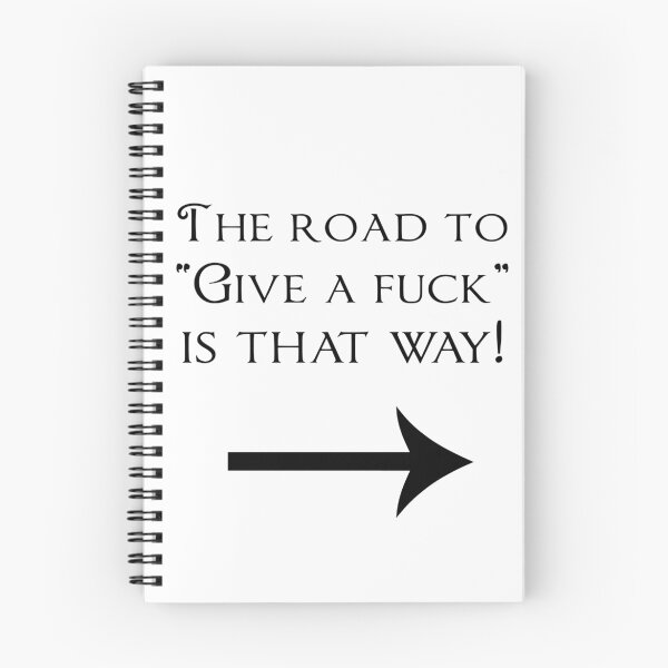 Item preview, The road to give a fuck designed and sold by poppyflower.