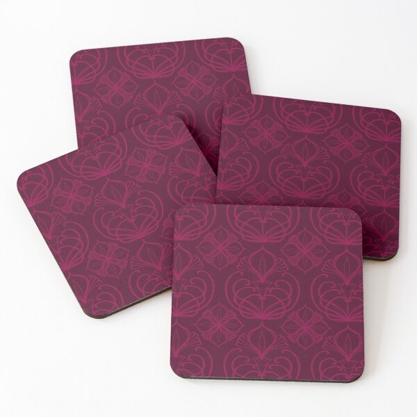 Item preview, Art Nouveau Motif on Pink designed and sold by The Wellington Boot.