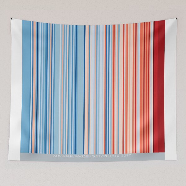 Item preview, Warming Stripe: Australia designed and sold by Spyinthesky.