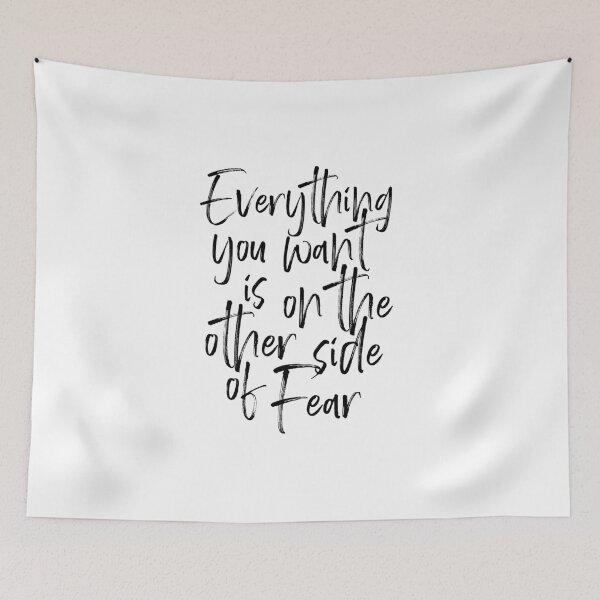 Item preview, Everything You Want is on the Other Side of Fear designed and sold by AlanPun.